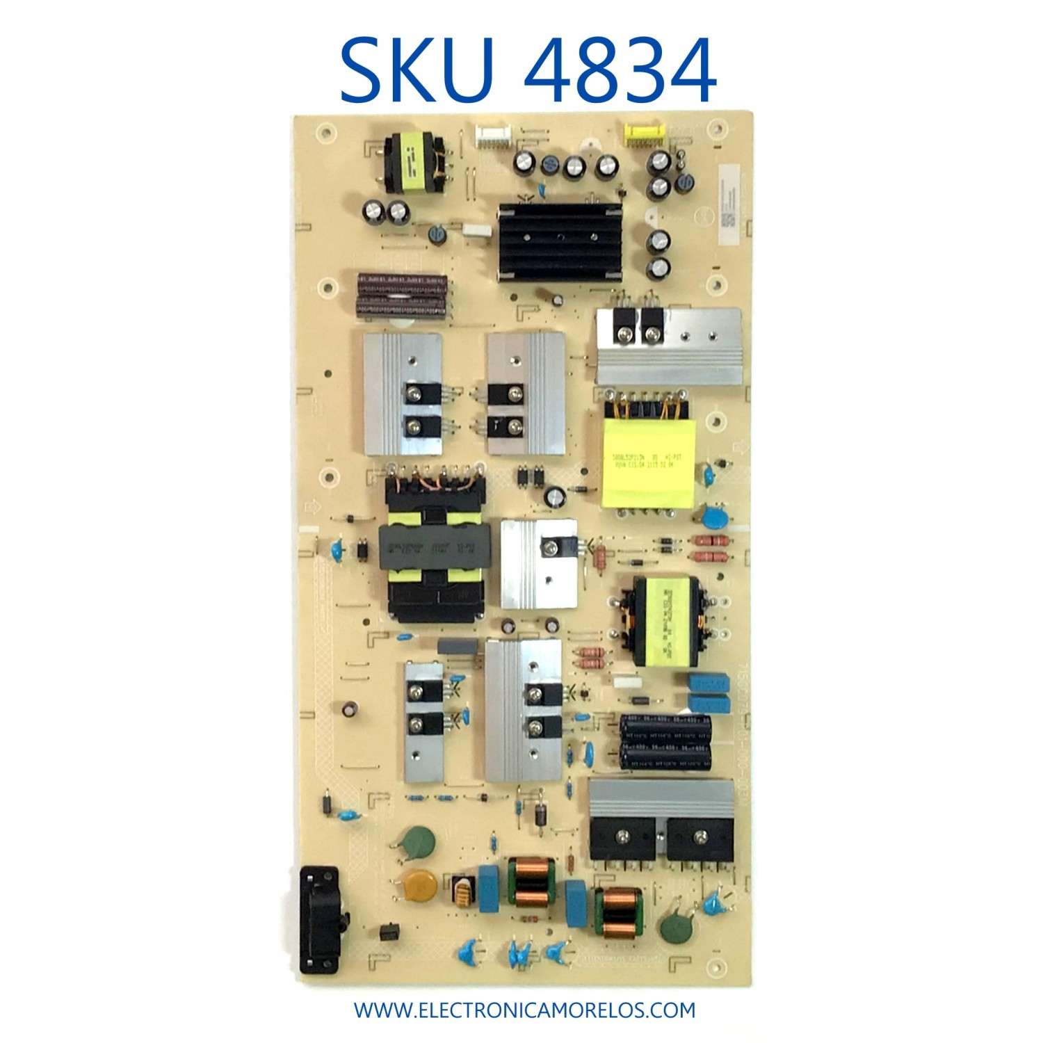 FUENTE DE PODER ORIGINAL PARA TV VIZIO / NUMERO DE PARTE ADTVK1824XBR / 715GC079-P01-000-003M / (X)ADTVK1824XBR / KSP650508 / 5368485A0269 / 2118 / PANEL TPT650WR-R3HA.P REV:S3LC / MODELO M65Q7-J01 / M65Q7-J01 LTYRH2LX